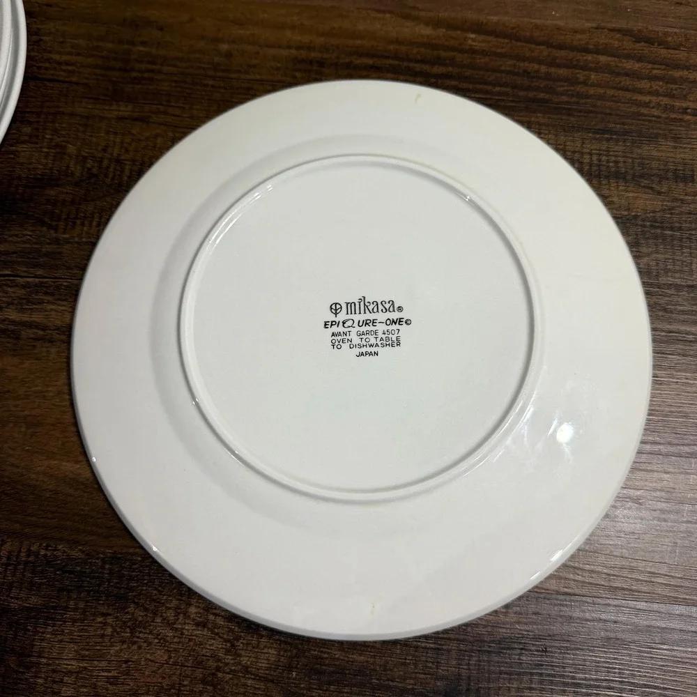 4 VTG 70s Mikasa Avant Garde A507 Dinner Plates 11